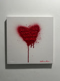 Protect your heart 12x12 in (SAME DAY SHIPPING)