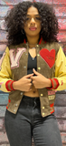 SELF LOVE LETTERMAN (Rust Brown/ Pink Pastel)
