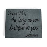 “As long as you believe in you” Affirmation canvas 8x10in