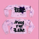 Self Love / Love Thy Self crop crewneck (same day shipping )