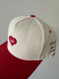 Self Love suede snapback