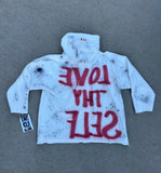 Self Love hoodie (the message is in the mirror) size L only