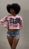 Self Love / Love Thy Self crop crewneck (same day shipping )