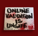 Wall art decor / affirmation canvas 8x10in (same day shipping)