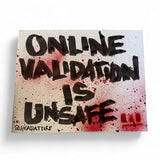 Wall art decor / affirmation canvas 8x10in (same day shipping)