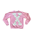 X sweater pink/ cream