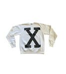 X sweater white/ black