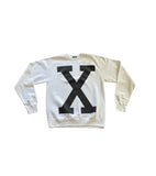 X sweater white/ black