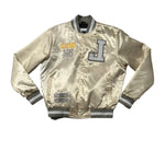 Self Love bomber jacket gold